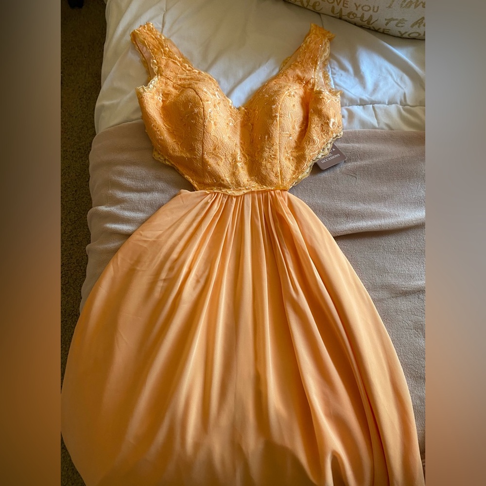 Tangerine Orange Prom Dress- BRAND NEW!! Never worn.